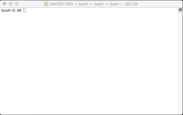 Mac terminal